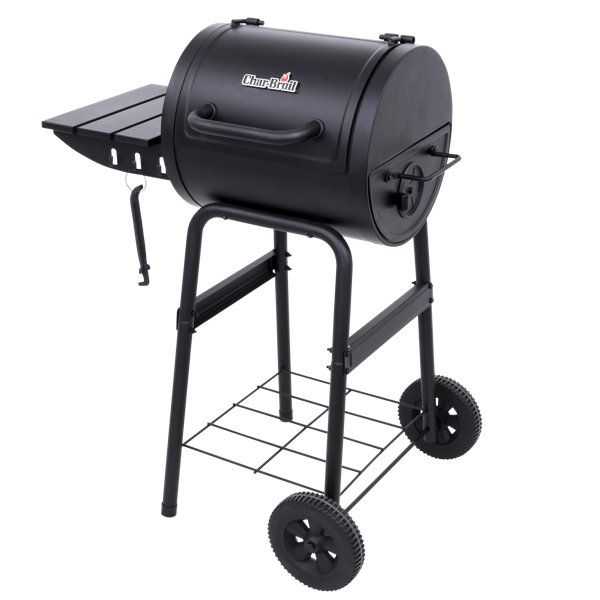 Char Broil American Gourmet 18 Compact Charcoal Grill with Side